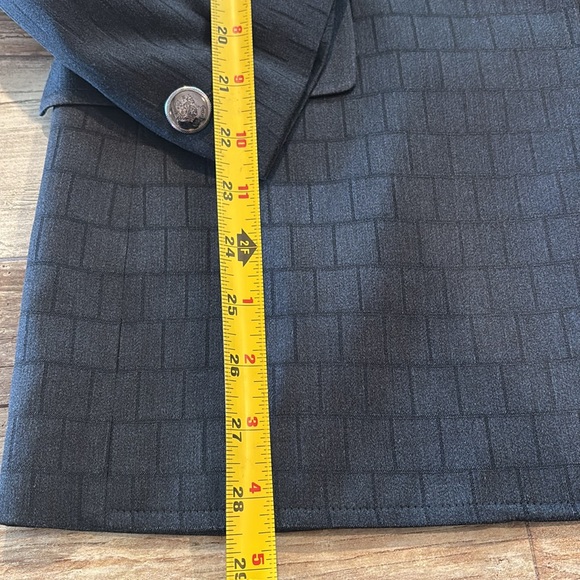 Vintage 1990s Designer Escada Suit Jacket Blazer Dark
Gray Medium - Picture 5 of 8